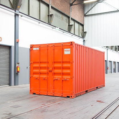 Meter Op de loer liggen Impasse Zegwaard Containerverhuur » 20 ft opslagcontainer